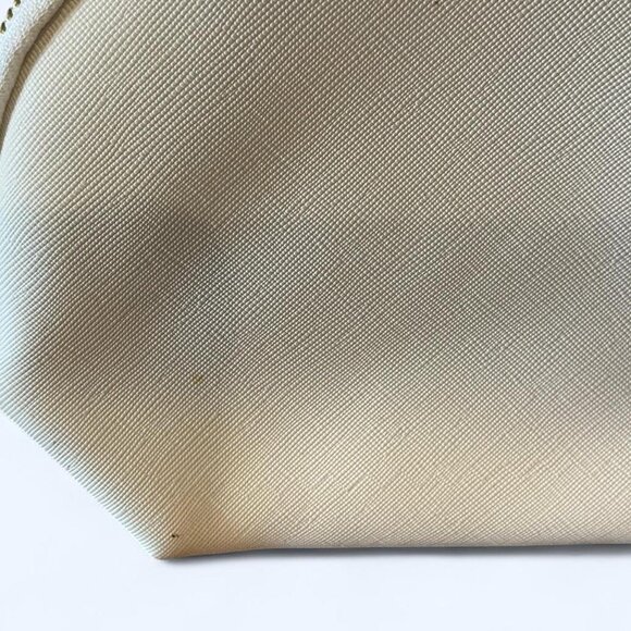 Bride white cosmetic makeup bag or clutch New with tags tassel zipper - Picture 3 of 3